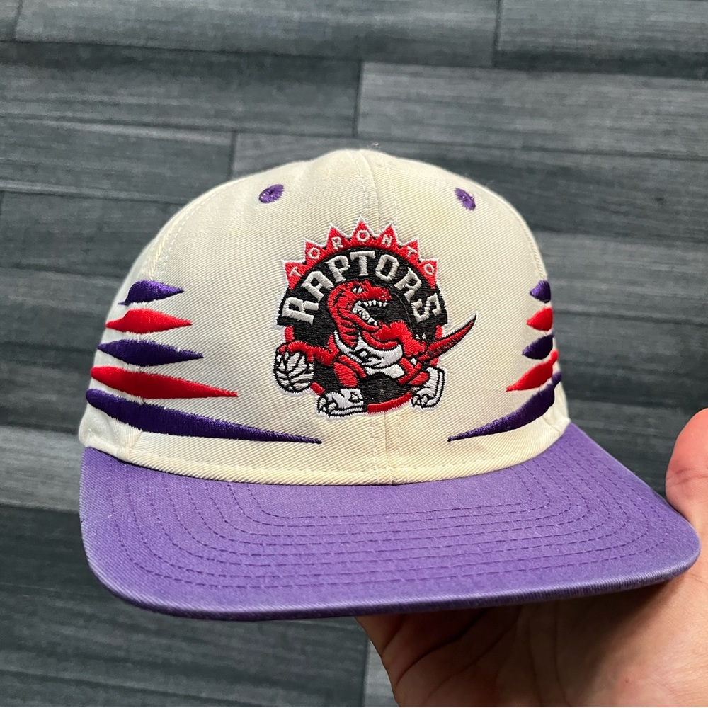 Ti$a SnapBack Toronto Raptors Canada NBA cap hat purple white tisa Authentic!